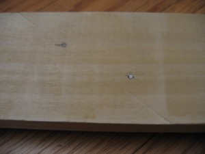 Binocular Mount S Filed-off screws